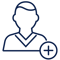 Experlogix Icons-Add Person-Indigo