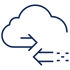 Experlogix Icons-Cloud Arrows-Indigo