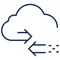 Experlogix Icons-Cloud Arrows-Indigo Experlogix Icons-Cloud Arrows-Indigo