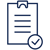 Experlogix Icons-Document Checkmark-Indigo
