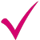pink checkmark