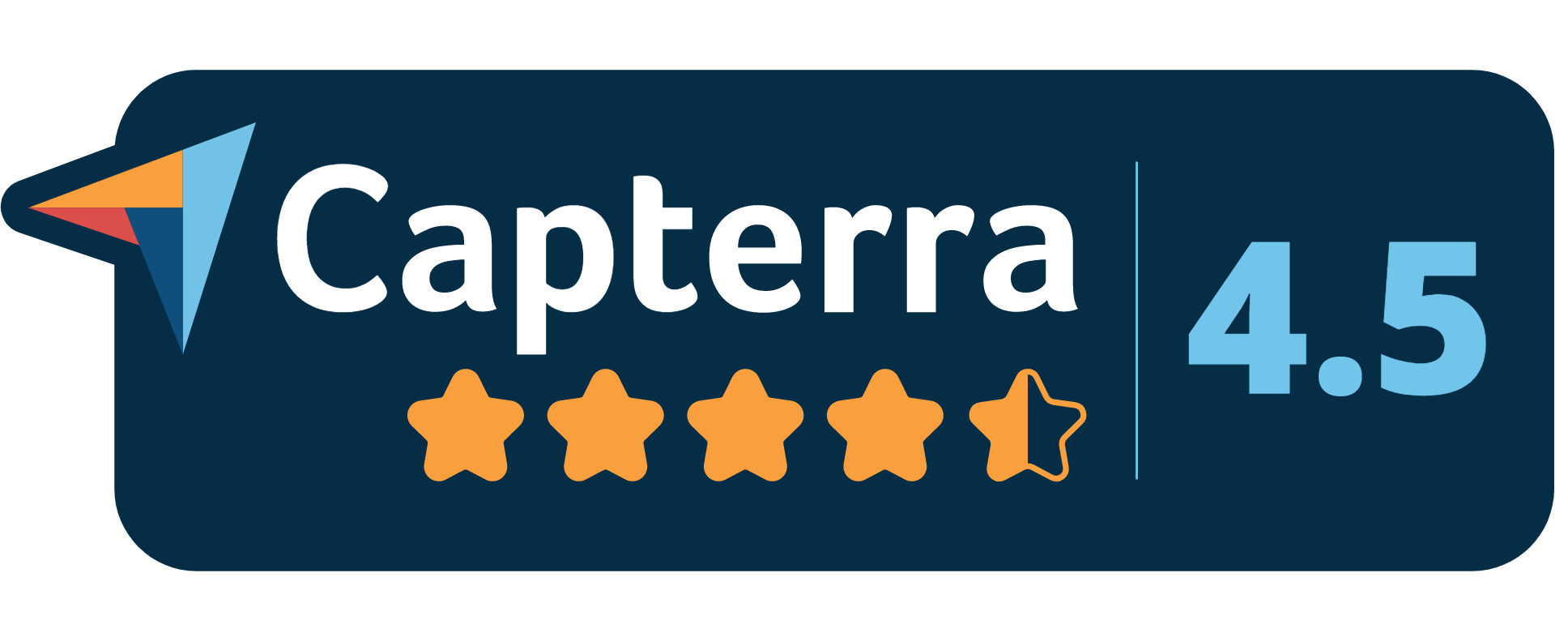 Capterra rating logo